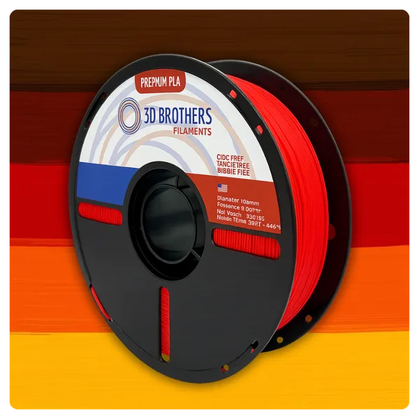 3D Brothers USA PLA Filament High Speed 3 KG Pack Bundle - (Mix & Match Colors)
