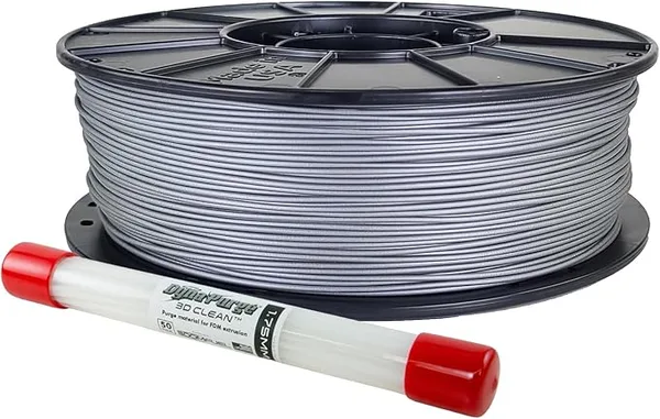 3D Fuel 3D-Fuel Tough Pro PCTG & Nozzle Cleaning Filament Bundle, Metallic Silver