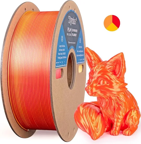 3DGenius PLA Silk Gold/Red/Orange