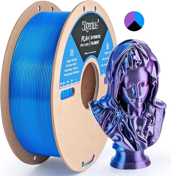 3DGenius PLA Silk Blue/Purple/Black