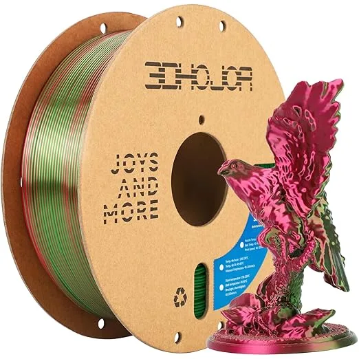 3DHojor PLA Silk Red Green