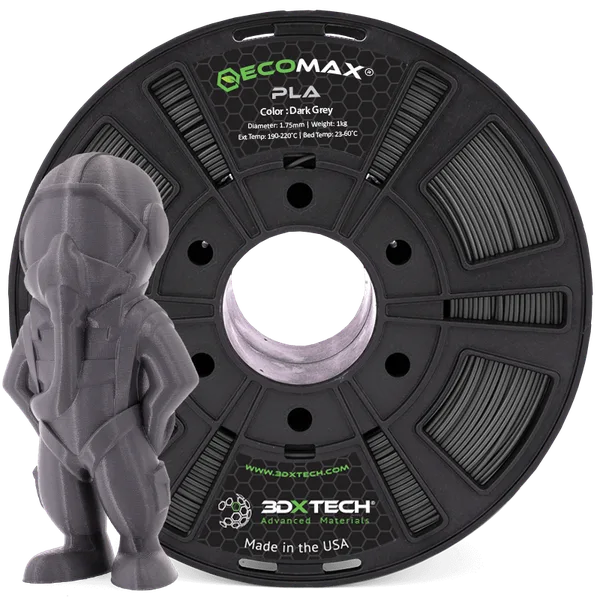 3DXTech PLA Charcoal
