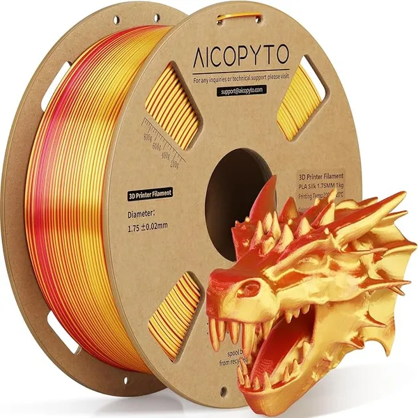 AICOPYTO PLA Silk Red-GoldSilk