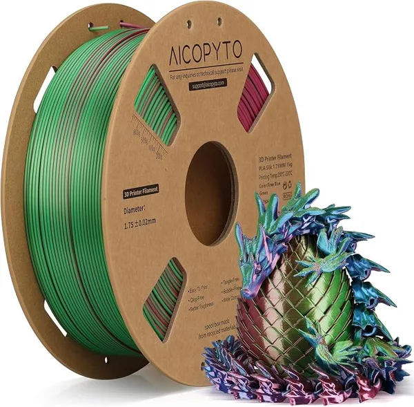 AICOPYTO PLA Silk Rose Blue Green