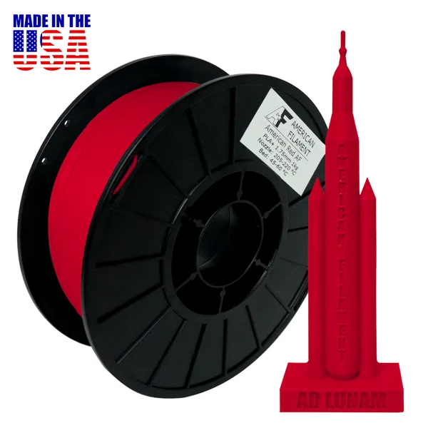 American Filament PLA+ Red