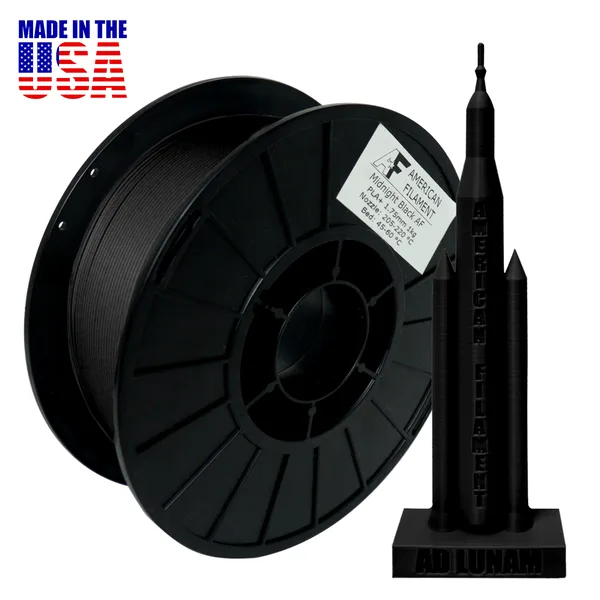 American Filament PLA+ Black