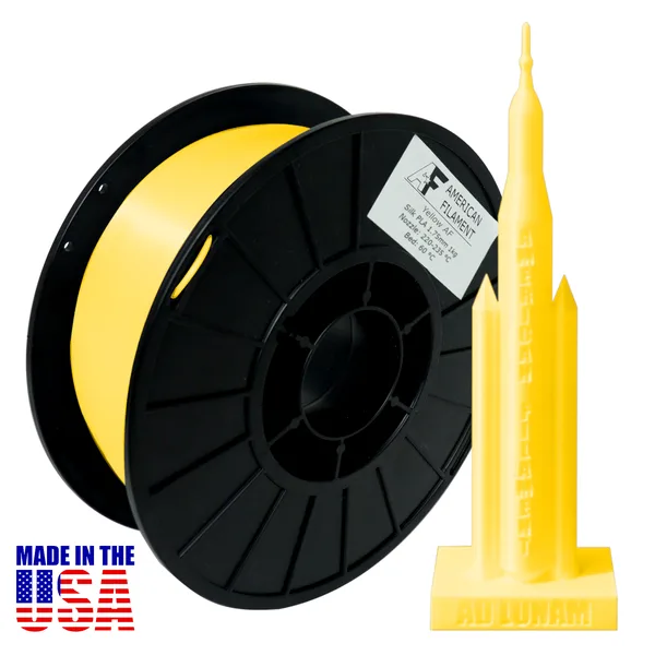 American Filament PLA Silk Yellow