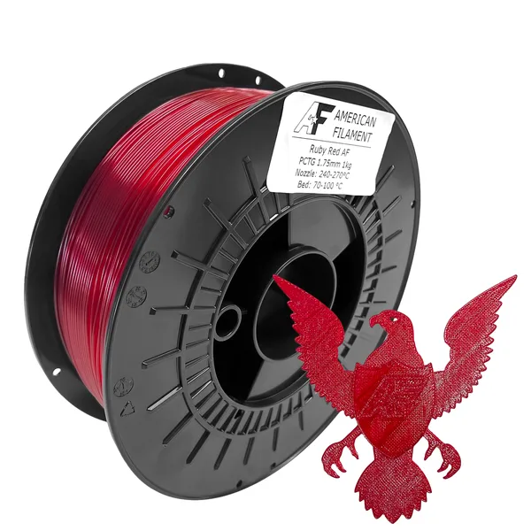 American Filament PCTG Red