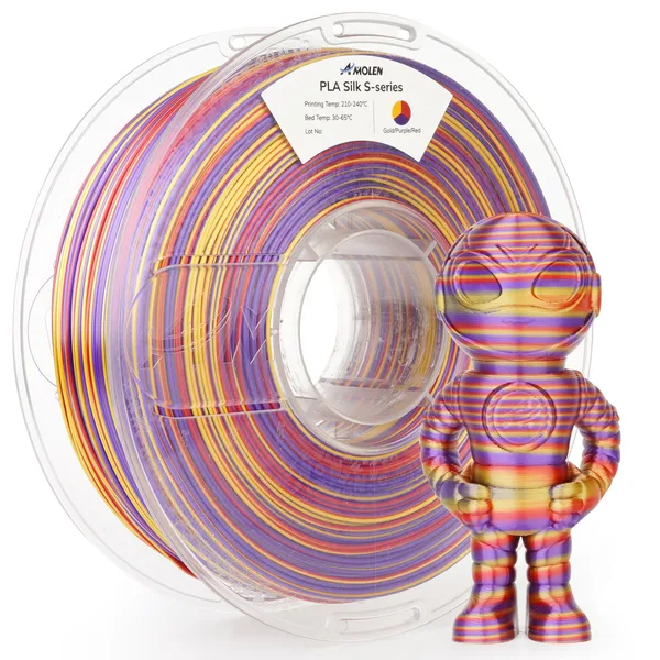 AMOLEN PLA Silk Red