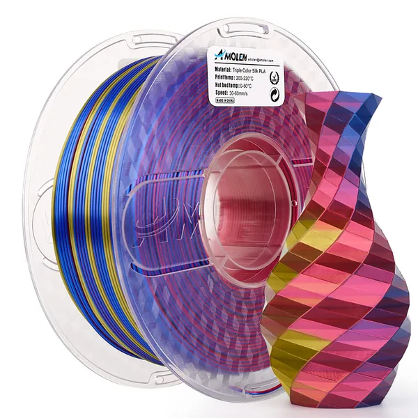 AMOLEN PLA Silk Red