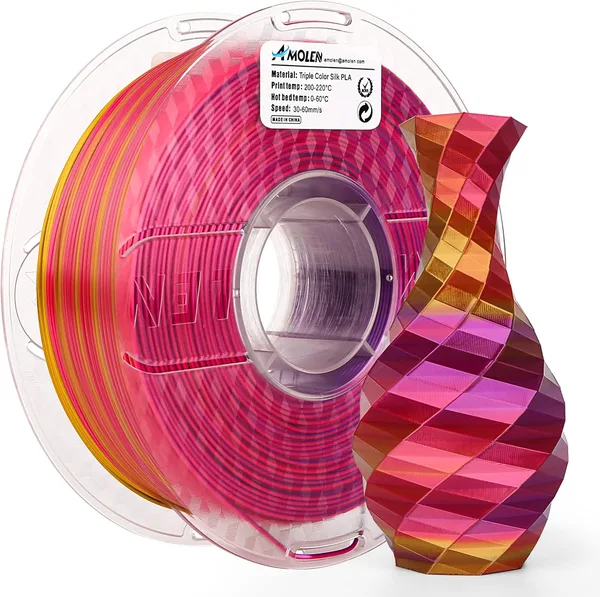 AMOLEN PLA Silk Red