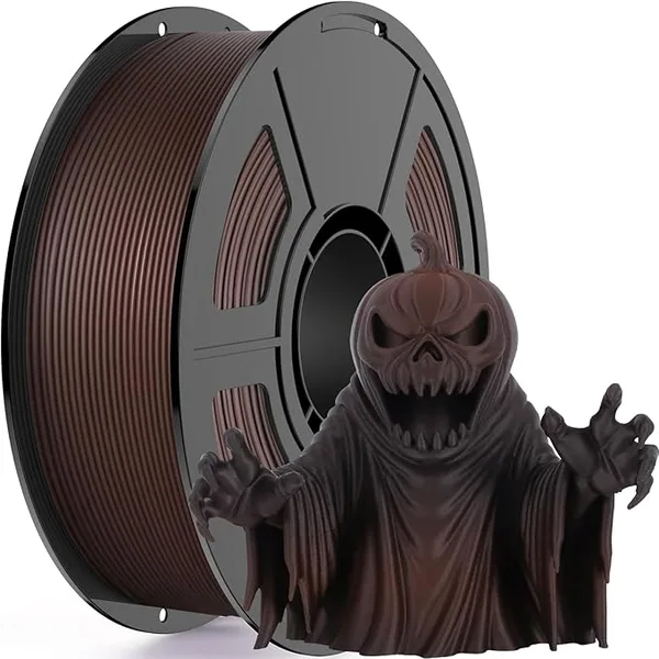 Amoybaby Rainbow Matte PLA Filament, Multicolor Gradient 3D Printer Filament for Halloween, Fits for FDM 3D Printers, 1KG/2.2lbs, Solar Eclipse