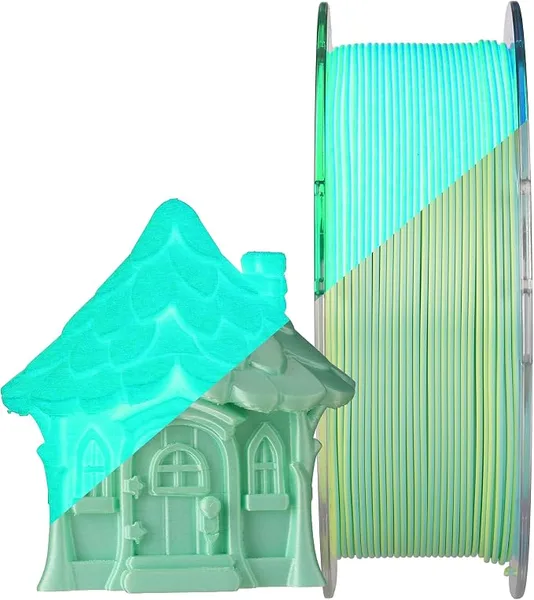 Antinsky PLA Silk Glow in The Dark Lime