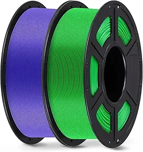 Anycubic ANYCUBIC PLA Filament Bundle, 3D Printing PLA Filament Dimensional Accuracy +/-, 1KG Spool (2.2 lbs), 2KG Purple + Green