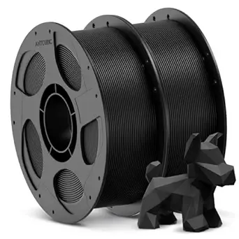Anycubic ANYCUBIC 3D Printer Filament PLA Bundle, PLA Filament Dimensional Accuracy +/-, 1KG Reusable Spool, 2KG Black