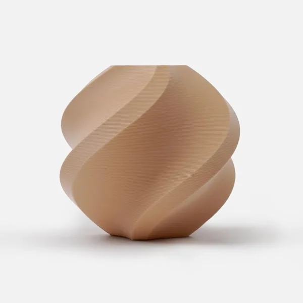 Bambu Lab BAMBULAB PLA Matte Filament 1kg Spool - PLA 3D Printer Filament, Smooth Finish, Low Warp, Easy to Print, Compatible with Bambu Lab & Most FDM 3D Printers - Latte Brown (11800) - Refill