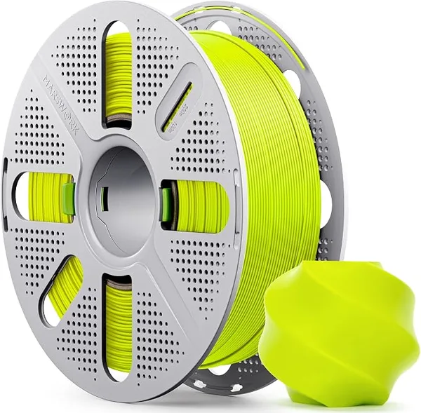 Bambu Lab PLA Basic, Pre-Dried Filament with Quick-Swap Reusable Spool 1kg (2.2lbs) 3D Printing Filament, Compatible with Bambu Lab 3D Printers – Bright Green