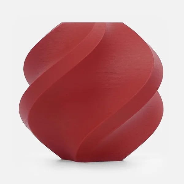 Bambu Lab Bambu Lab PLA Matte Filament 1kg Spool - PLA 3D Printer Filament, Smooth Finish, Low Warp, Easy to Print, Compatible with Bambu Lab & Most FDM 3D Printers - Dark Red (11202) - Refill