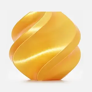 Bambu Lab Bambu Lab PLA Silk+ Filament 1kg Spool - PLA 3D Printer Filament, Smooth Finish, Low Warp, Easy to Print, Compatible with Bambu Lab & Most FDM 3D Printers - Gold (13405) - Refill