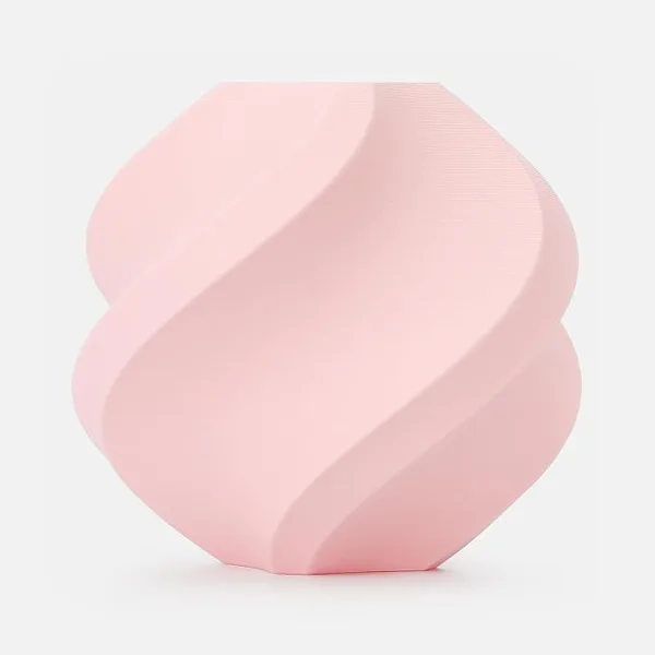 Bambu Lab Bambu Lab PLA Pure Filament 1kg Refill - PLA 3D Printer Filament, Smooth Finish, Low Warp, Easy to Print, Compatible with Bambu Lab & Most FDM 3D Printers - Milky Pink (17200) - Refill