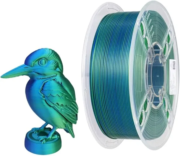 CC3D PLA Silk Blue Green