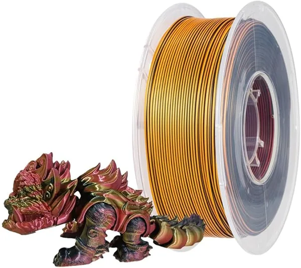 CC3D PLA Silk Silk Black, Red, Gold