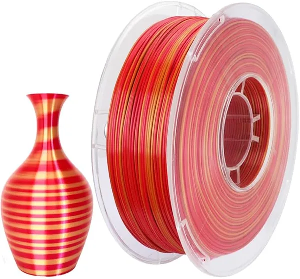 CC3D PLA Silk Gold Red