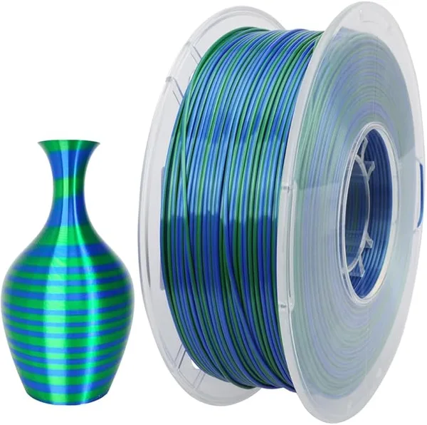 CC3D PLA Silk Green/Blue