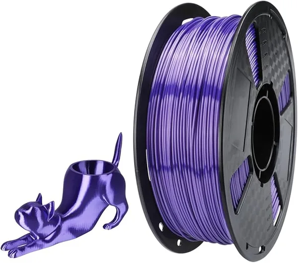 CC3D CC3D Silky TPU Filament Purple 1KG Shore 57D FDM 3D Printer Filament 3D Printing Materials 57D Harder Than 98A Silk TPU Filament