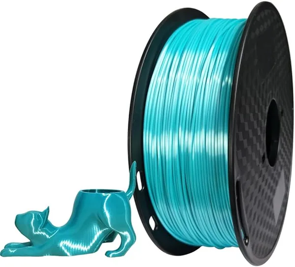 CC3D CC3D 57D Silk TPU Filament Blue 1KG 3D Printing Materials FDM 3D Printer Filament Harder Than 98A Silk TPU