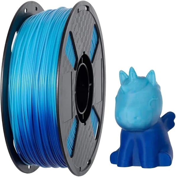 CC3D CC3D Temperature Color Changing PLA Filament 1KG 3D Printer Filament Dark Blue to Sky Blue
