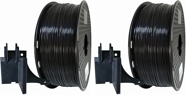 CC3D CC3D Pro ABS Filament Black 1KG 3D Printer Better Adhesion ABS Filament Black Color Lower Warpage FDM 3D Printing Materials (Pack of 2)