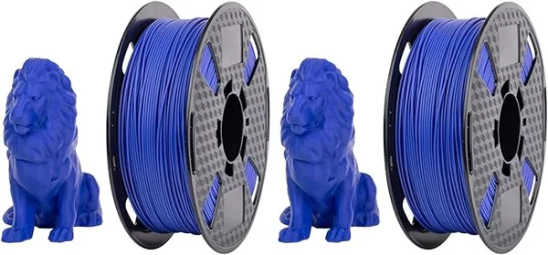 CC3D CC3D PLA MAX + Royal Blue PLA Filament 3D Printer Filament 1KG 2.2LBS Spool 3D Printing Material Pro Plus PLA Royal Blue Color (Pack of 2)