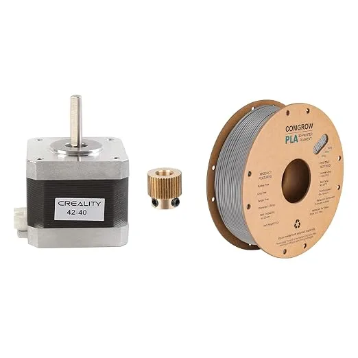 Comgrow Comgrow Creality 42-40 Stepper Motor and PLA 3D Printer Filament Grey