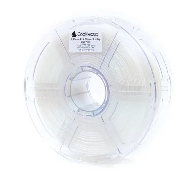 Cookiecad Blue Pearl PLA Filament, 12 x 1kg