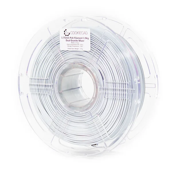 Cookiecad Granite Mixer PLA Filament, 12 x 1kg