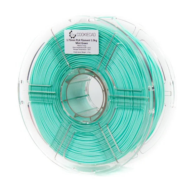 Cookiecad Mint Green PLA Filament, 12 x 1kg