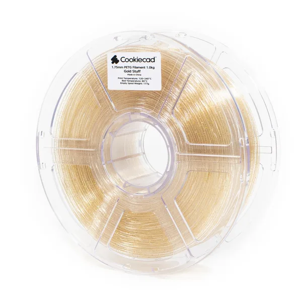 Cookiecad PETG Gold Dust PETG Filament, 12 x 1kg