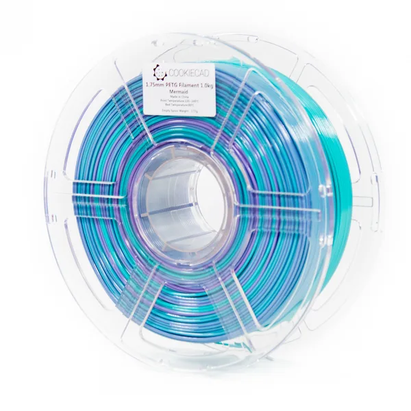 Cookiecad PETG Mermaid PETG Filament, 12 x 1kg