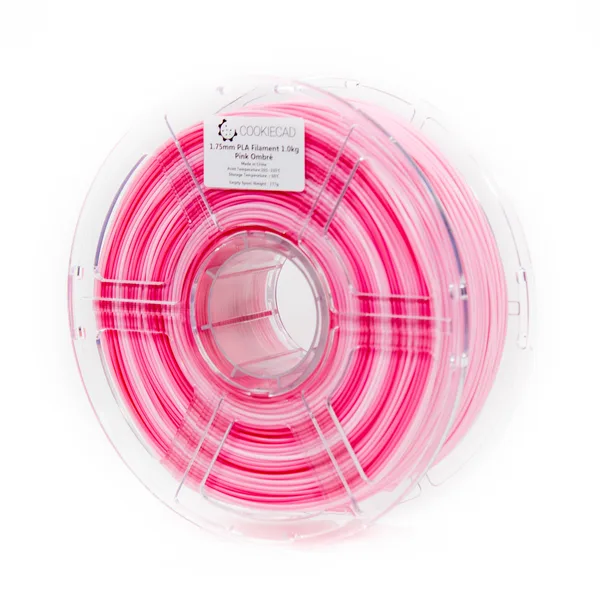 Cookiecad Pink Ombré PLA Filament, 12 x 1kg