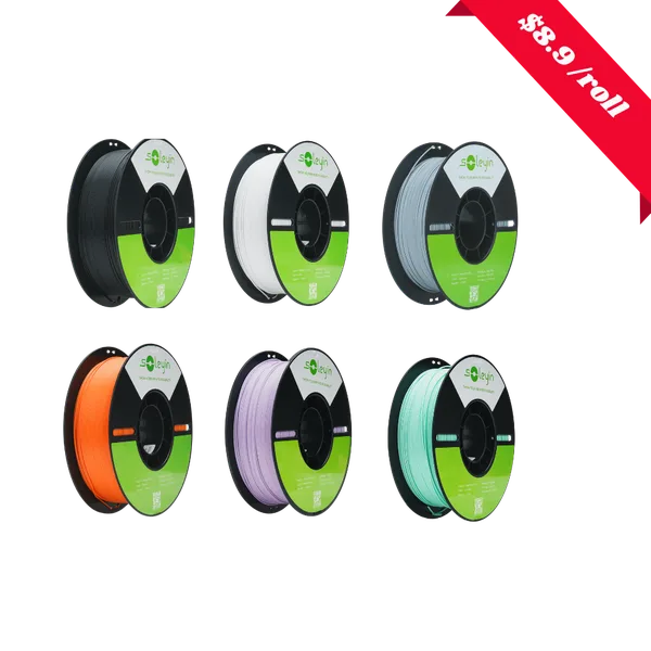 Creality 6KG Soleyin Ultra PLA 6 Color Pack(Creality Cloud Exclusive)
