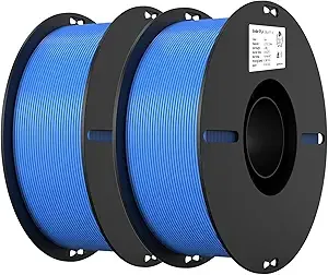 Creality Creality PLA Filament PLA 3D Printer Filament, 2kg Cardboard Spool (4.4lbs), Dimensional Accuracy +/-, Fit Most FDM Printer (Blue & Blue 2-Pack)