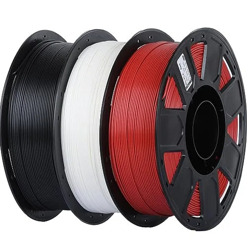 Creality Creality 3D Printer PLA Filament Bundle 3 Packs (Black,White,Red)