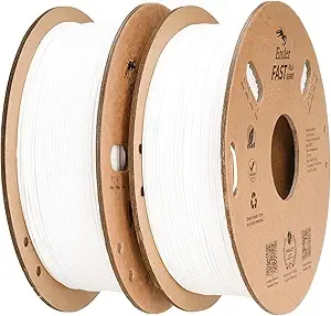 Creality Creality High-Speed PLA Filament 2KG, Fast Printing up to/s, No-Tangling, Dimensional Accuracy +/-, Fits Most FDM 3D Printers (White & White)