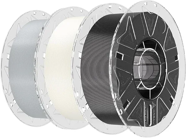 Creality Creality RFID PLA Filament Bundle 3Kg Black White Grey, 3D Printer Filament PLA for High Speed 30-/s, Fits for Most 3D Printers