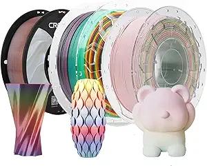 Creality Creality Filament Bundle, PLA-Matte Rainbow+PLA Rainbow+Silk Rainbow Filament
