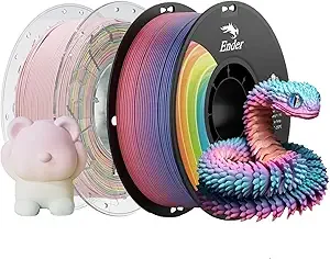 Creality Creality Rainbow PLA Filament Bundle, 7 x 70 Ounce, Multi-color, Polylactic Acid
