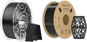 Creality Creality PETG & ASA Filament Bundle 3D Printer Filament Set, 2 Spools (2kg/4.4lbs) – Hyper PETG for High-Speed Printing 30-/s+ASA Dimensional Accuracy ±(Black)