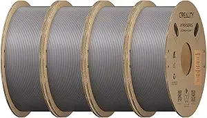 Creality Creality Hyper ABS Filament 4KG, High-Temperature Resistant, High Impact Strength, Stable Printing Performance, +/- Accuracy（Grey 4-Pack