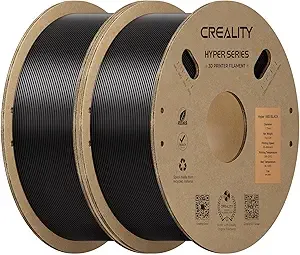 Creality Creality Hyper ABS Filament 2KG, High-Temperature Resistant, High Impact Strength, Stable Printing Performance, +/- Accuracy（Black